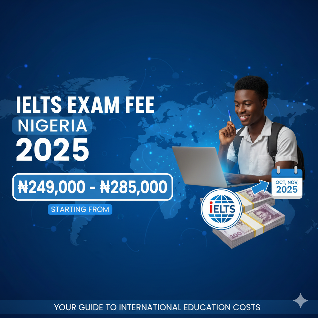 how much is ielts exam fee in nigeria 2025