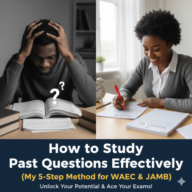 How to Study Past Questions Effectively (My 5-Step Method for WAEC & JAMB)