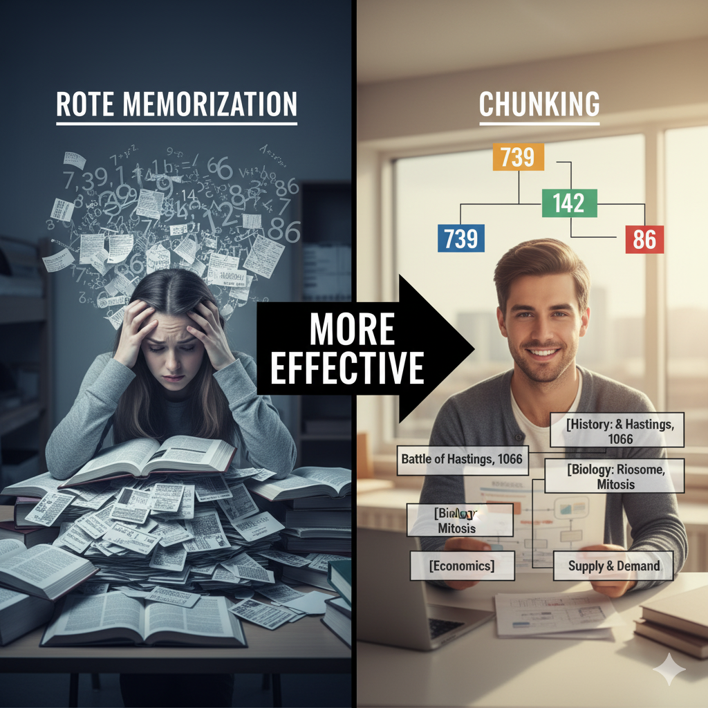 Is Chunking More Effective Than Rote Memorization?