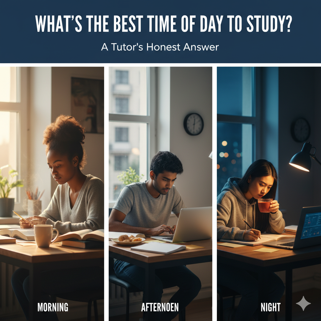 What's the best time of day to study for students