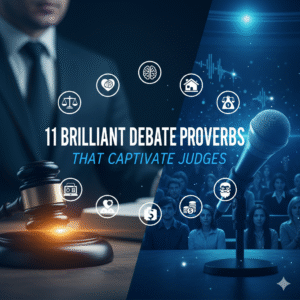 11 Brilliant Debate Proverbs That Captivate Judges