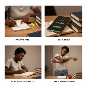 How to use the pomodoro technique