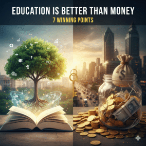 Debate: Education is Better Than Money (7 Winning Points)