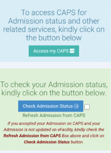 A screenshot of the page where you will access your jamb caps
