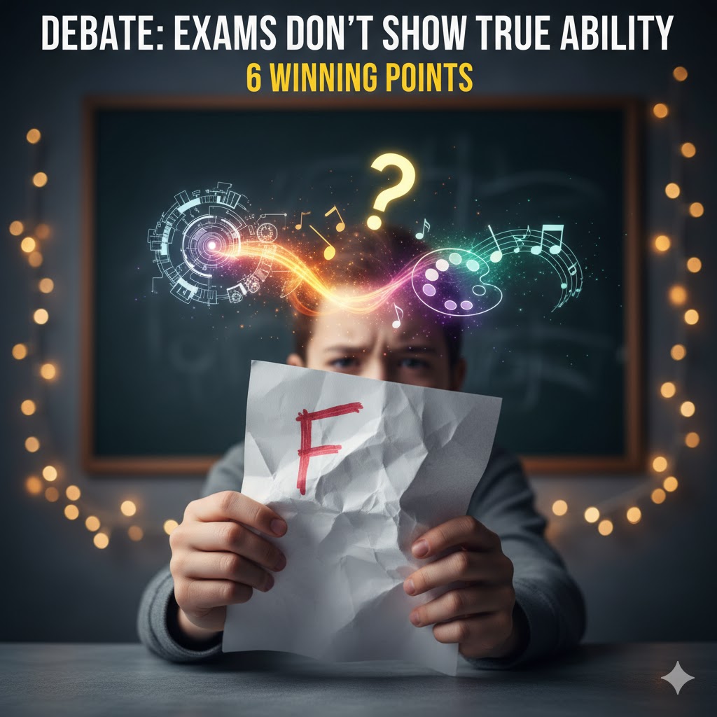 Debate: Examination Does Not Show the True Ability of Pupils (6 Winning Points)